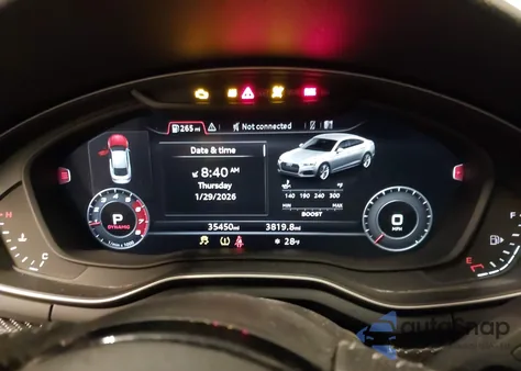 2019 Audi Rs 5 2.9T z USA, uszkodzony, nr VIN WUABWCF53KA906560